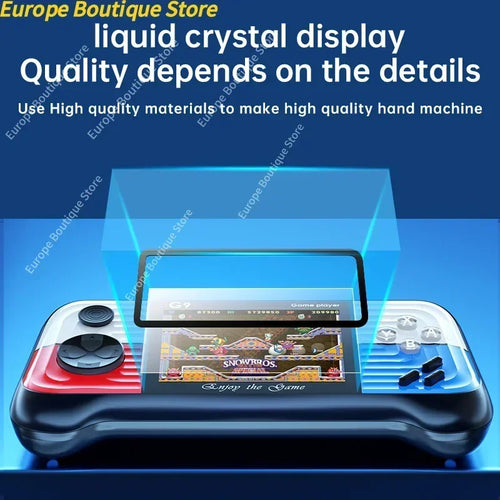 3 Colors Mini Handheld Game Player With 666 Games G9 3 Inch Screen