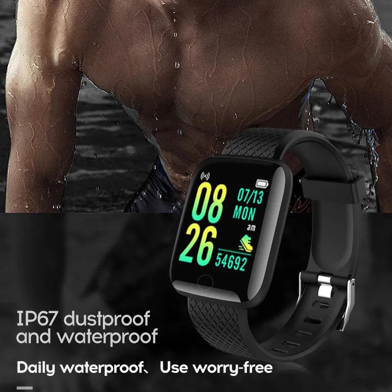 116plus Smart Watch Men and Women Full Touch Screen Sport Fitness