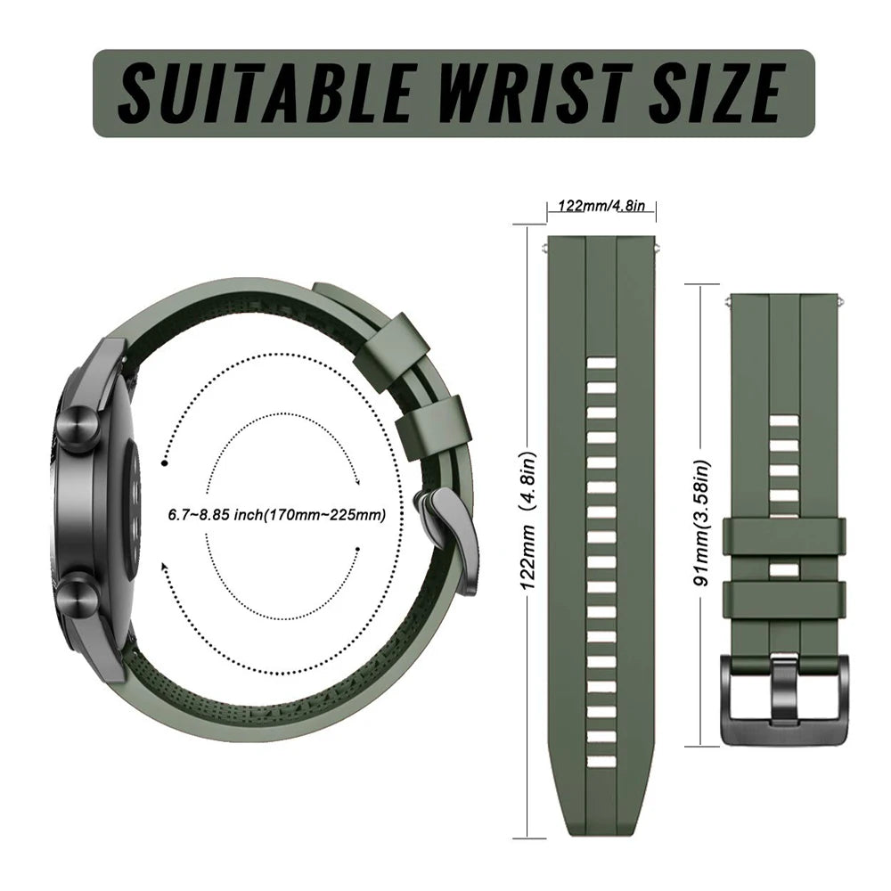 20mm 22mm watch band for Samsung Galaxy watch 6/5/pro/4/6