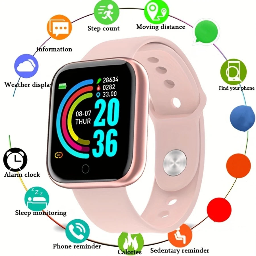 Smart Watch Sport Wristband Fitness Monitoring Track Heart Rate