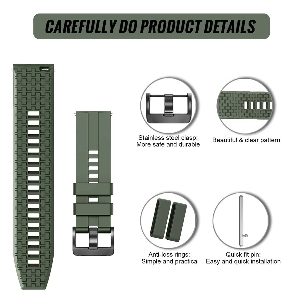 20mm 22mm watch band for Samsung Galaxy watch 6/5/pro/4/6